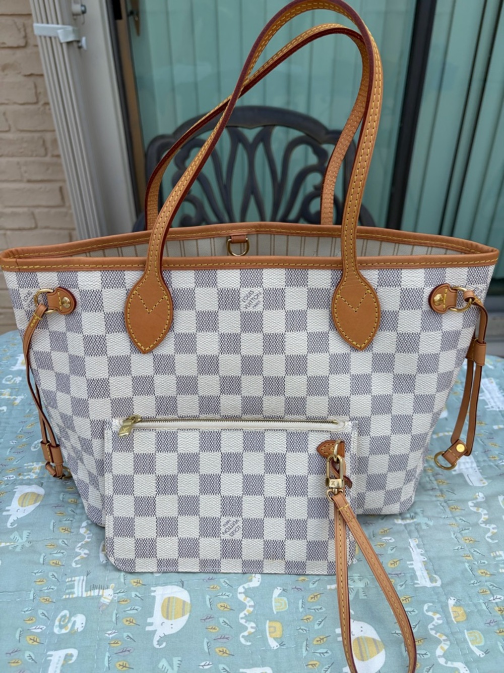 Louis Vuitton Pm Azur with Pouch (PRICE FIRM)